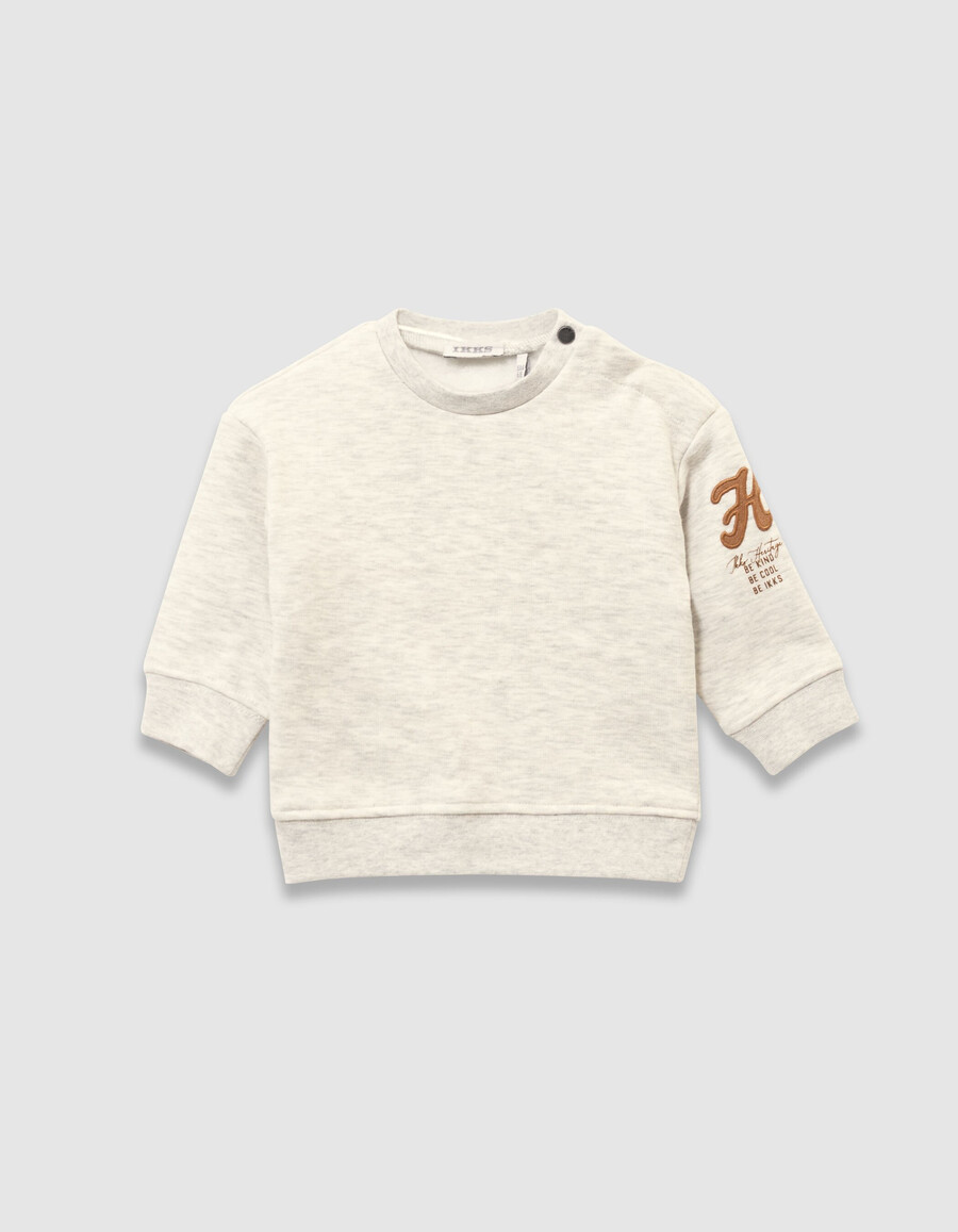 conjunto de sudadera y peto de pana para bebé niño