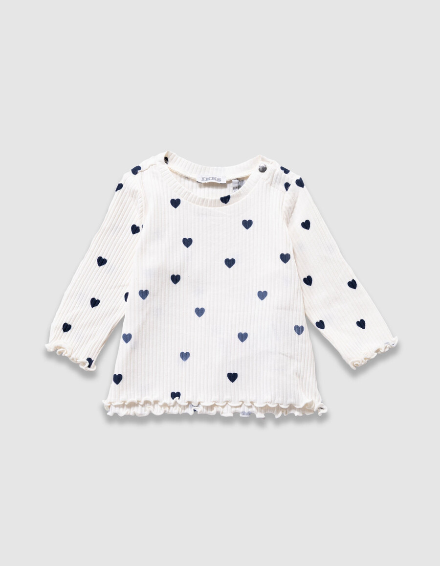conjunto de camiseta blanca vestido y pantalones bombachos con rosas para bebé niña