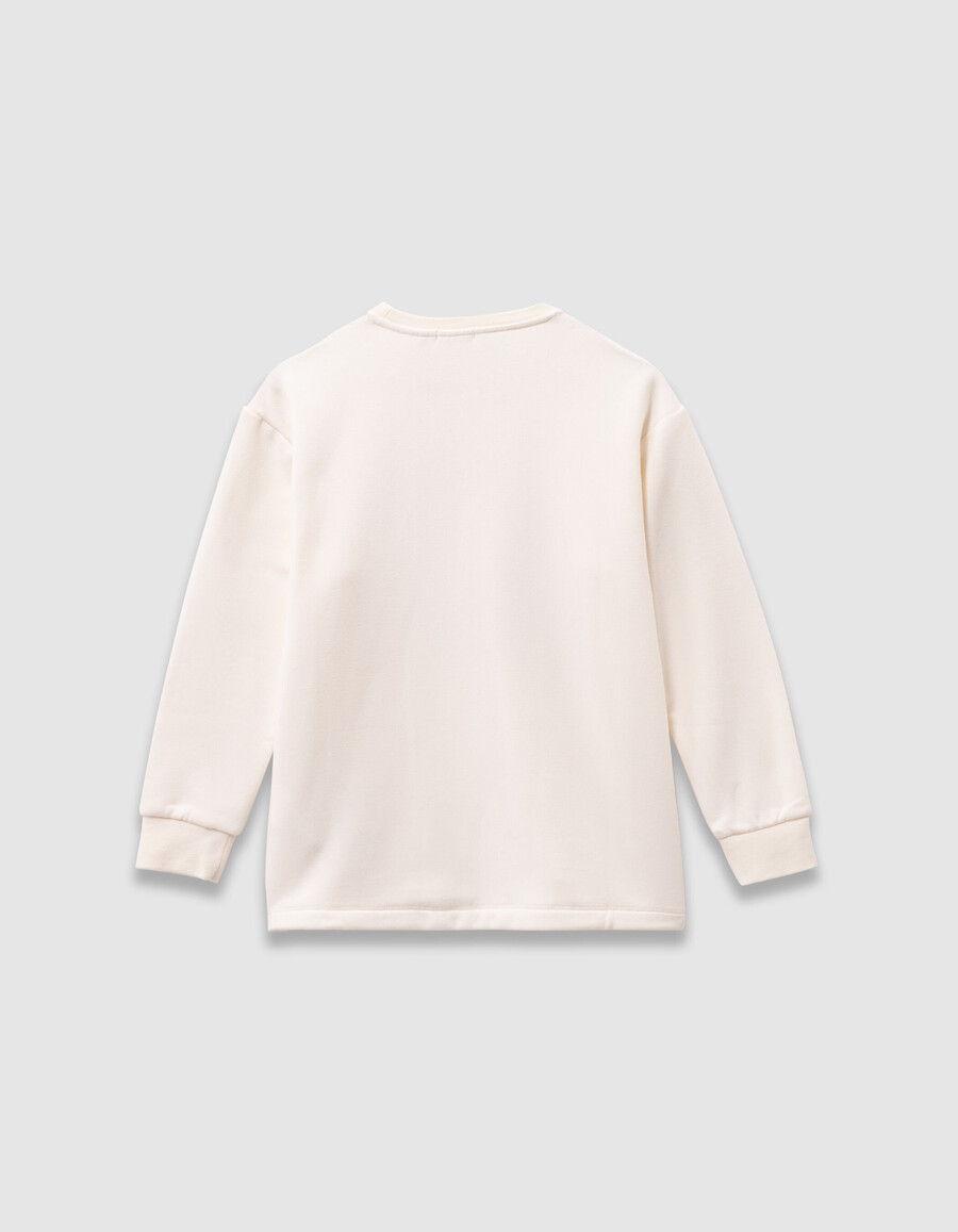 camiseta blanca de algodón orgánico para niño eslogan skater