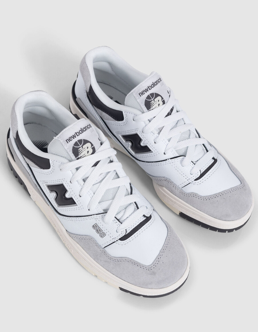 zapatillas blancas new balance 550 para niño