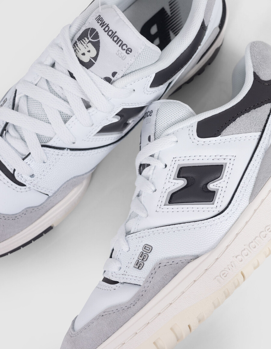 zapatillas blancas new balance 550 para niño