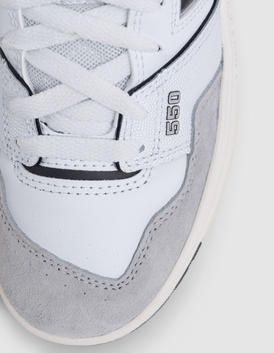 zapatillas blancas new balance 550 para niño