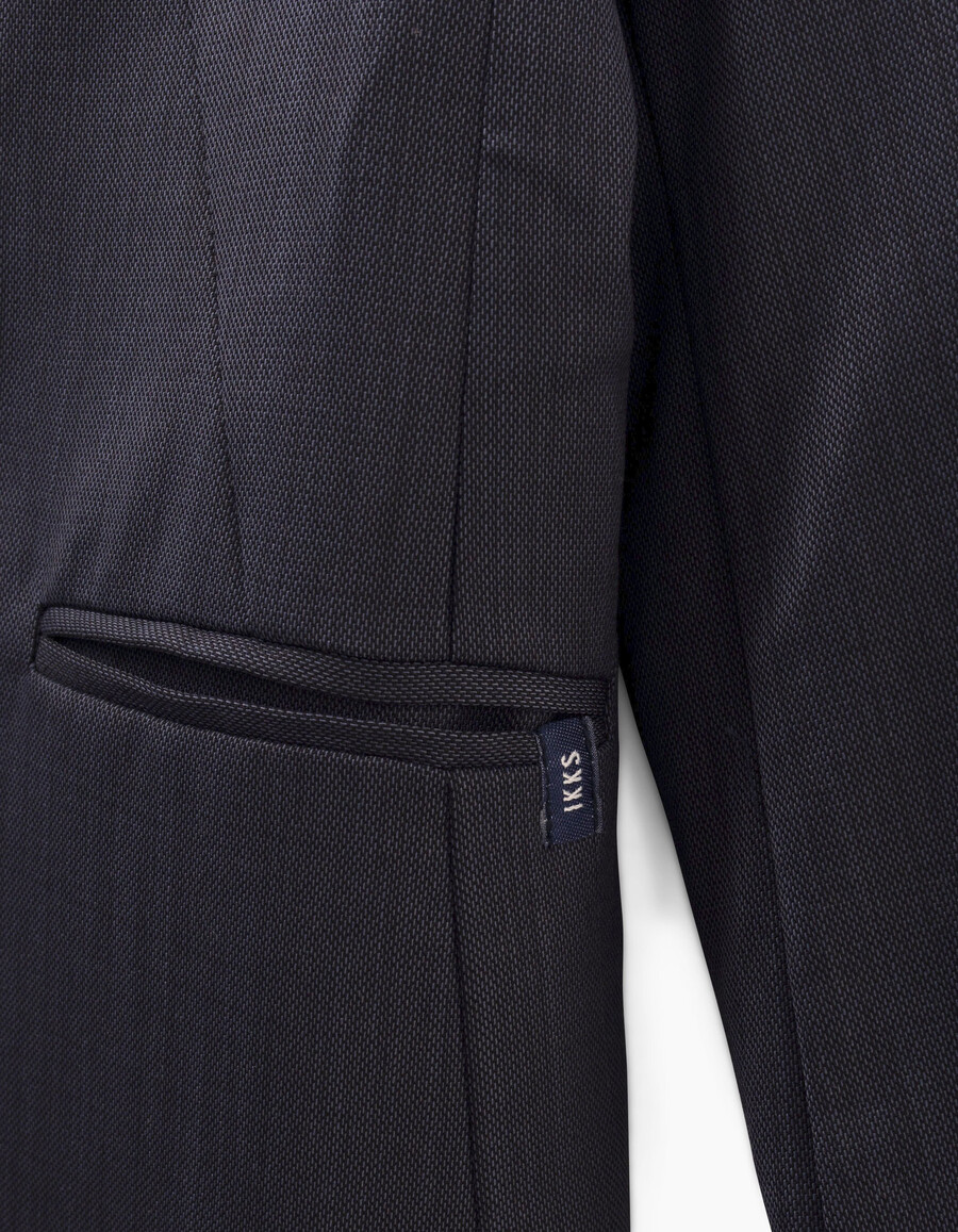 chaqueta de traje azul marino para niño