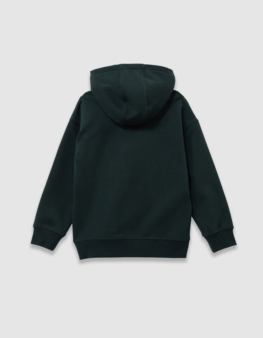 sudadera verde a cuadros con bordado de harry potter para niño
