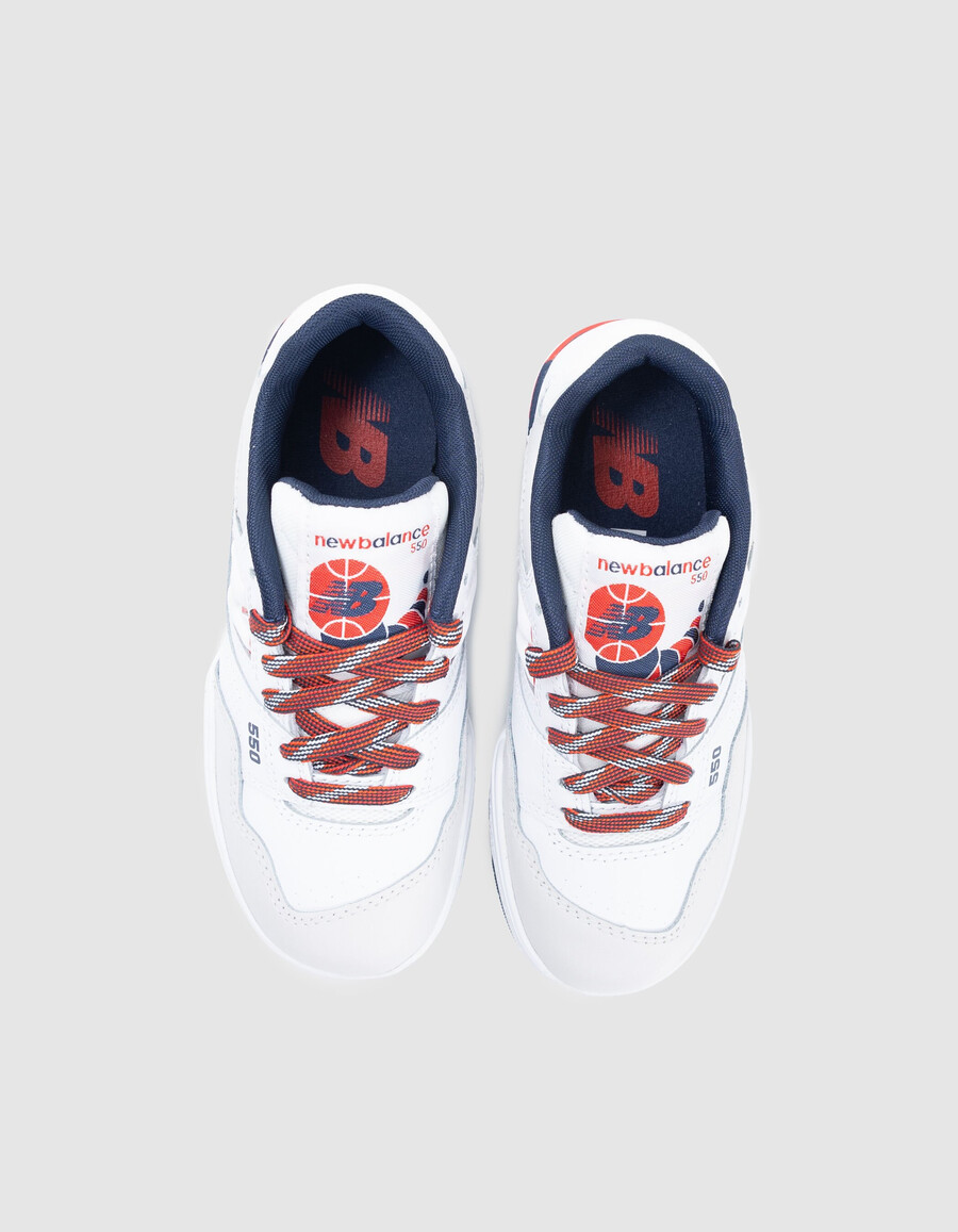 zapatillas new balance 550 tricolor para niño