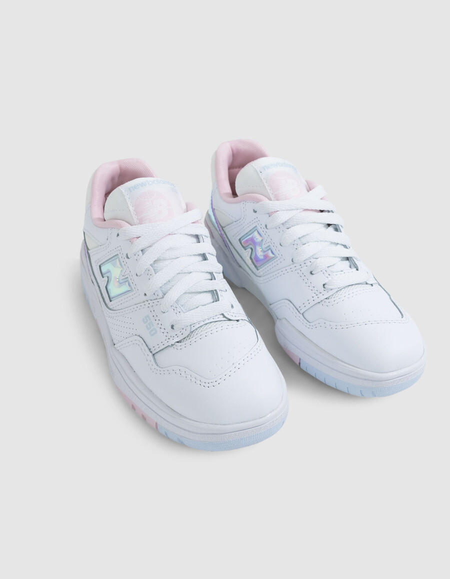 zapatillas new balance 550 grises para niño