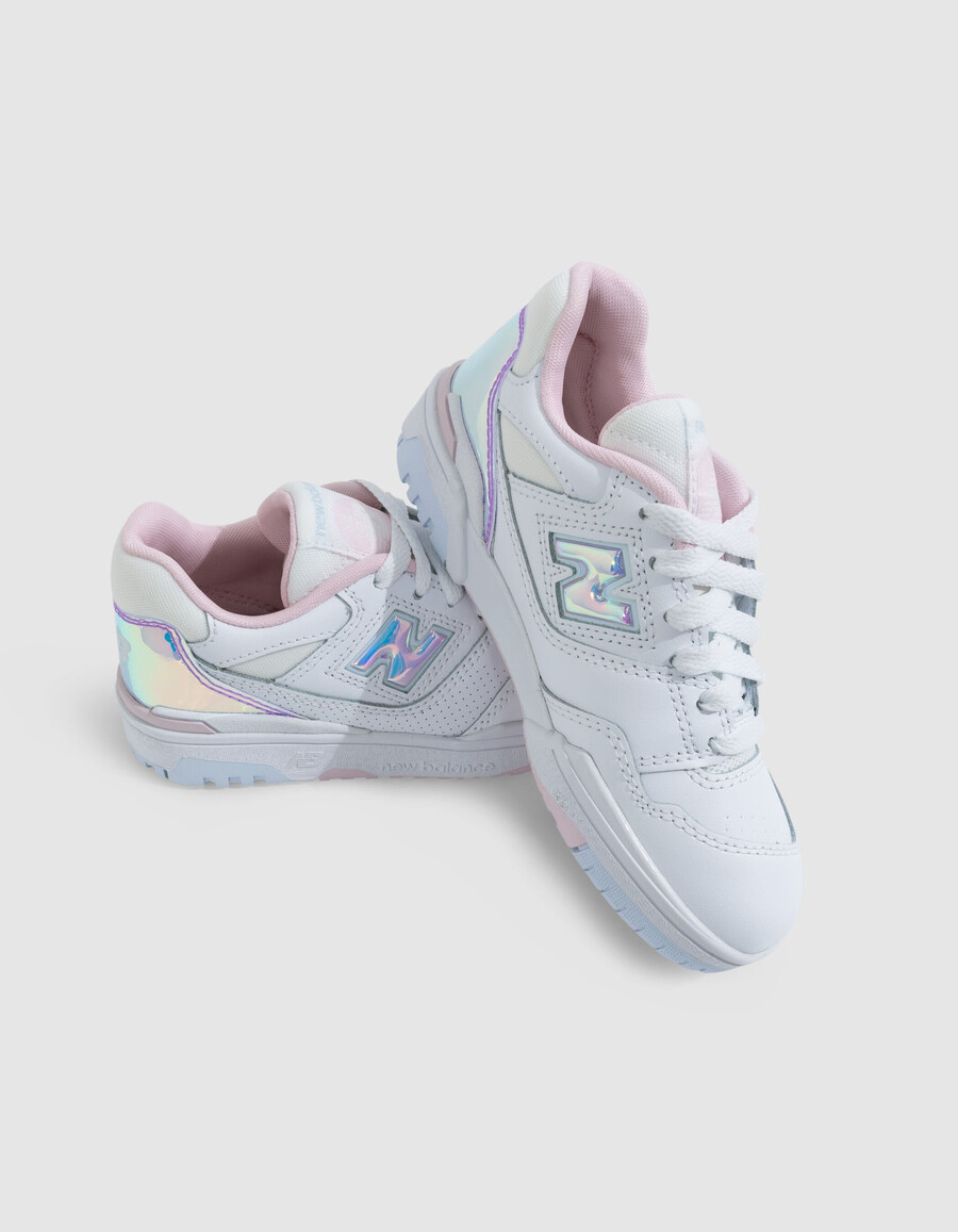 zapatillas new balance 550 grises para niño