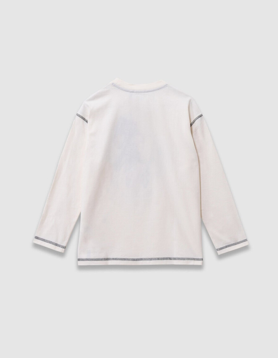 camiseta blanca de algodón orgánico para niño harry potter