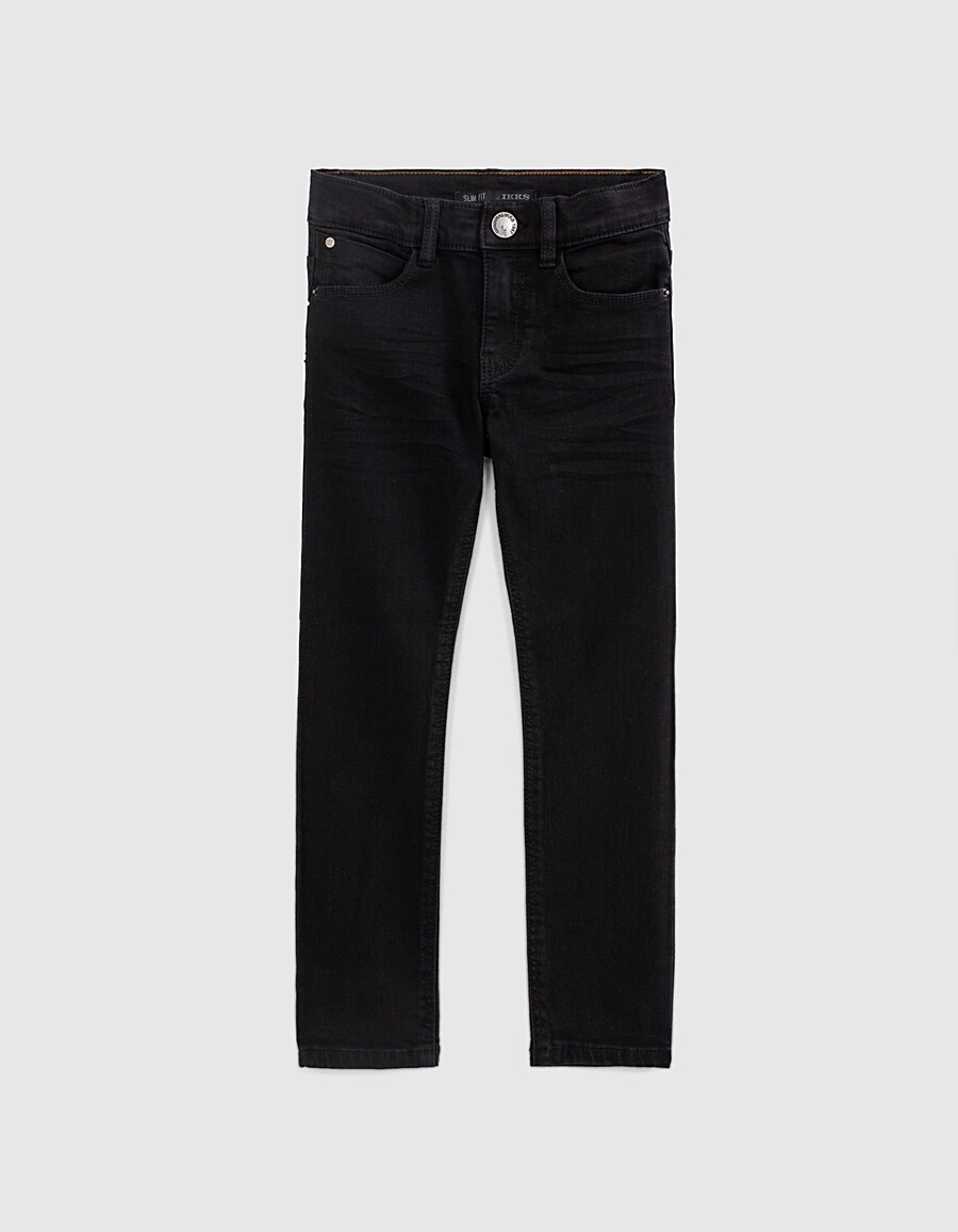 pantalones negros ajustados para niño