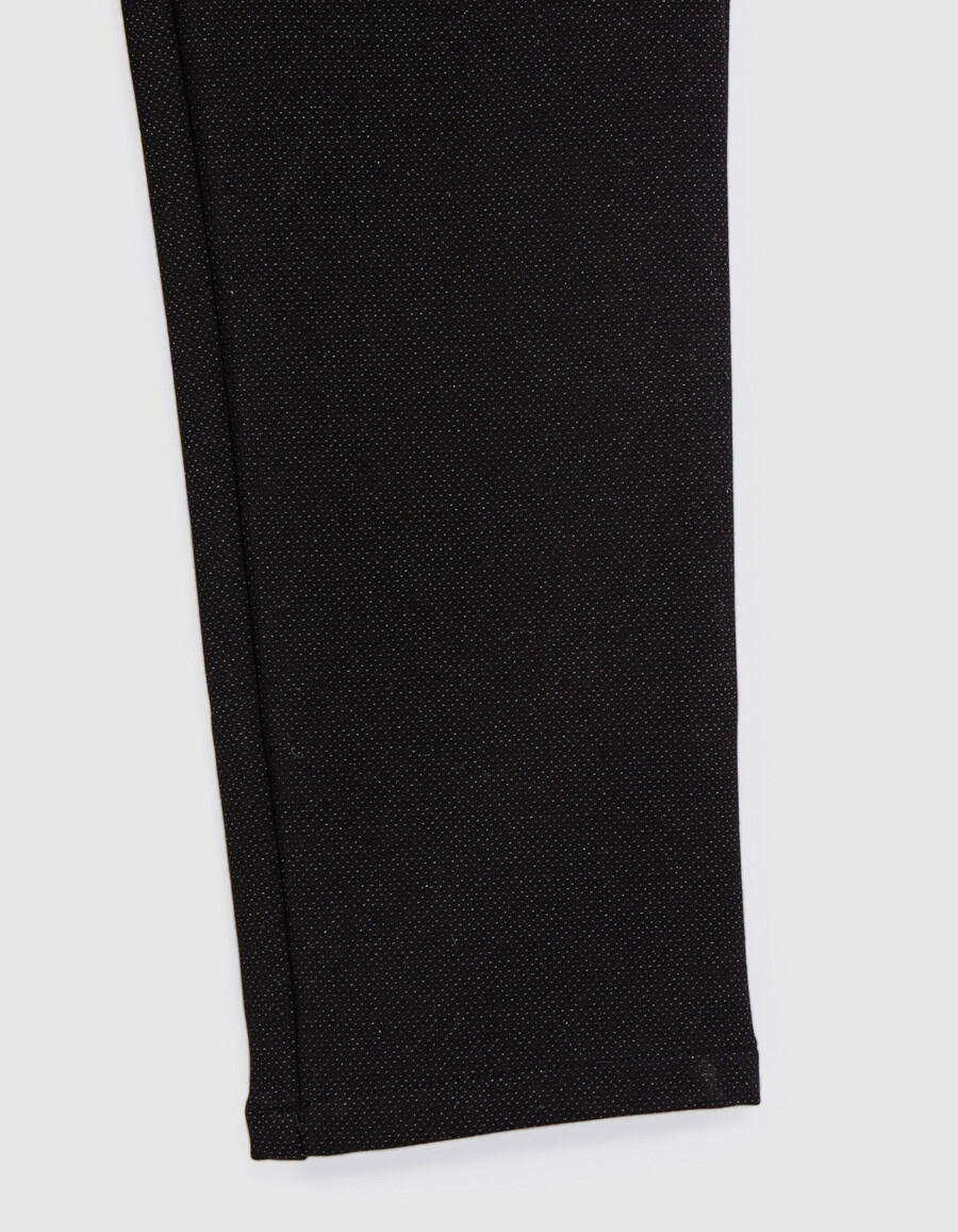 pantalones de traje para ocasiones especiales negros semilisos para niño