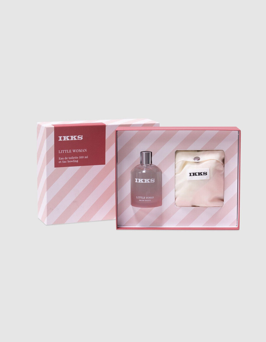 set de regalo y bolsa de bolos mujercitas 100 ml