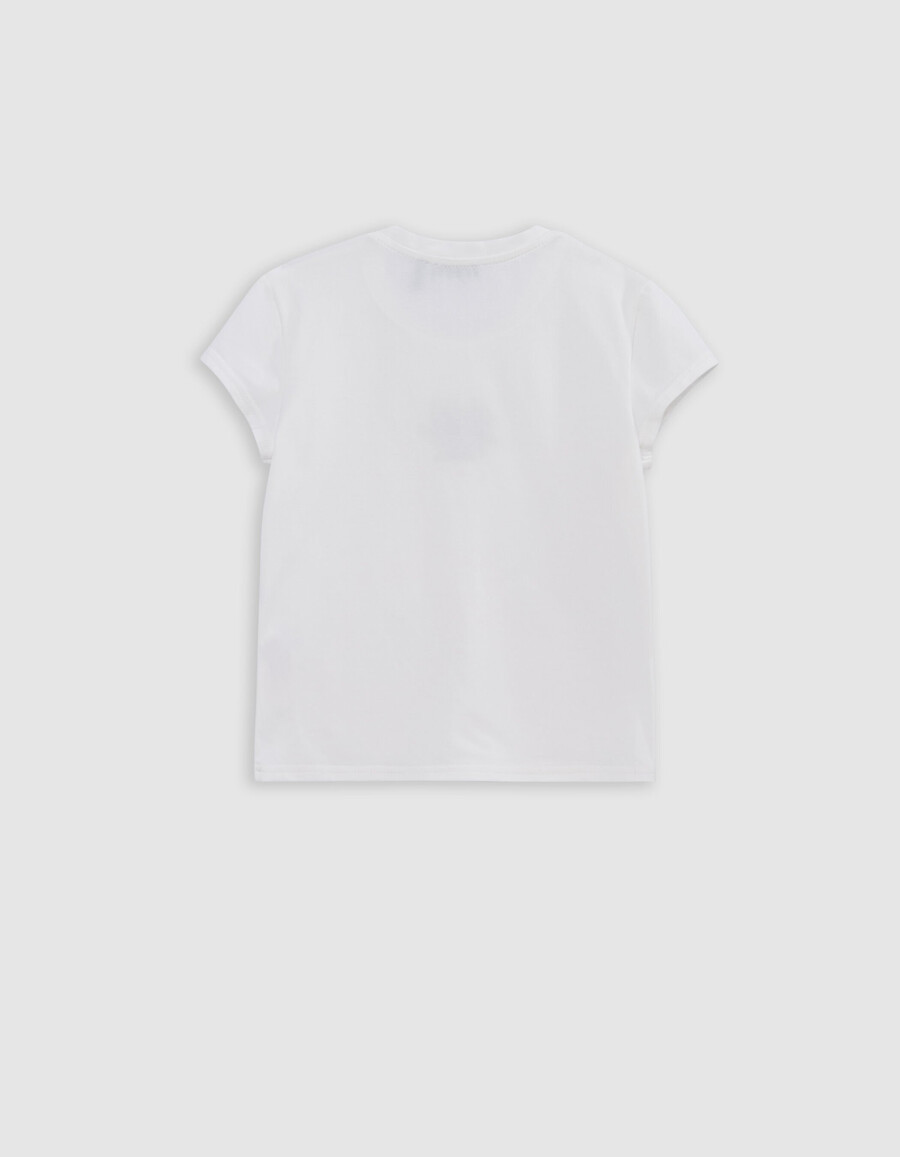 conjunto de overol y camiseta vaquera azul para niña