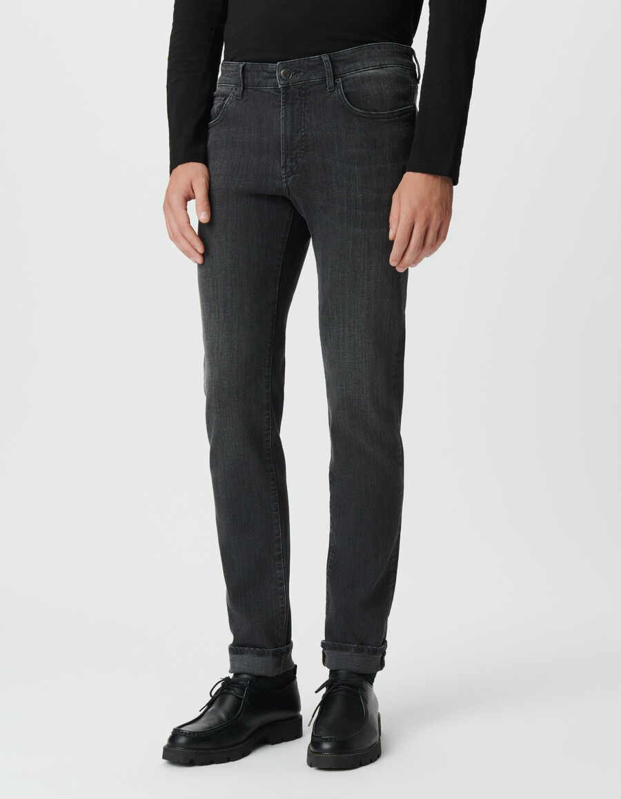 vaqueros bruce slim grises para hombre