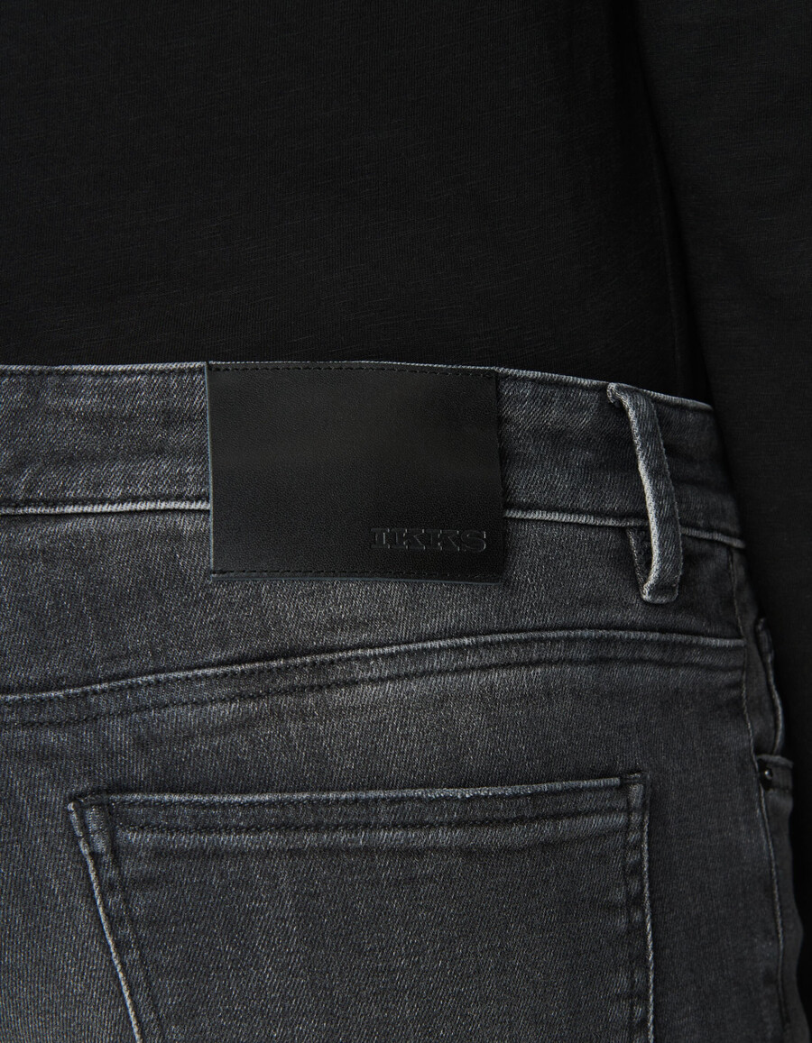 vaqueros bruce slim grises para hombre