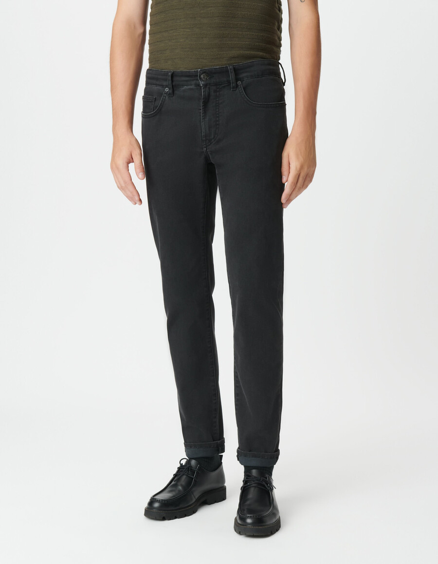 vaqueros bruce slim negros envejecidos para hombre