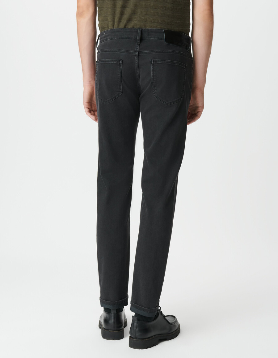 vaqueros bruce slim negros envejecidos para hombre