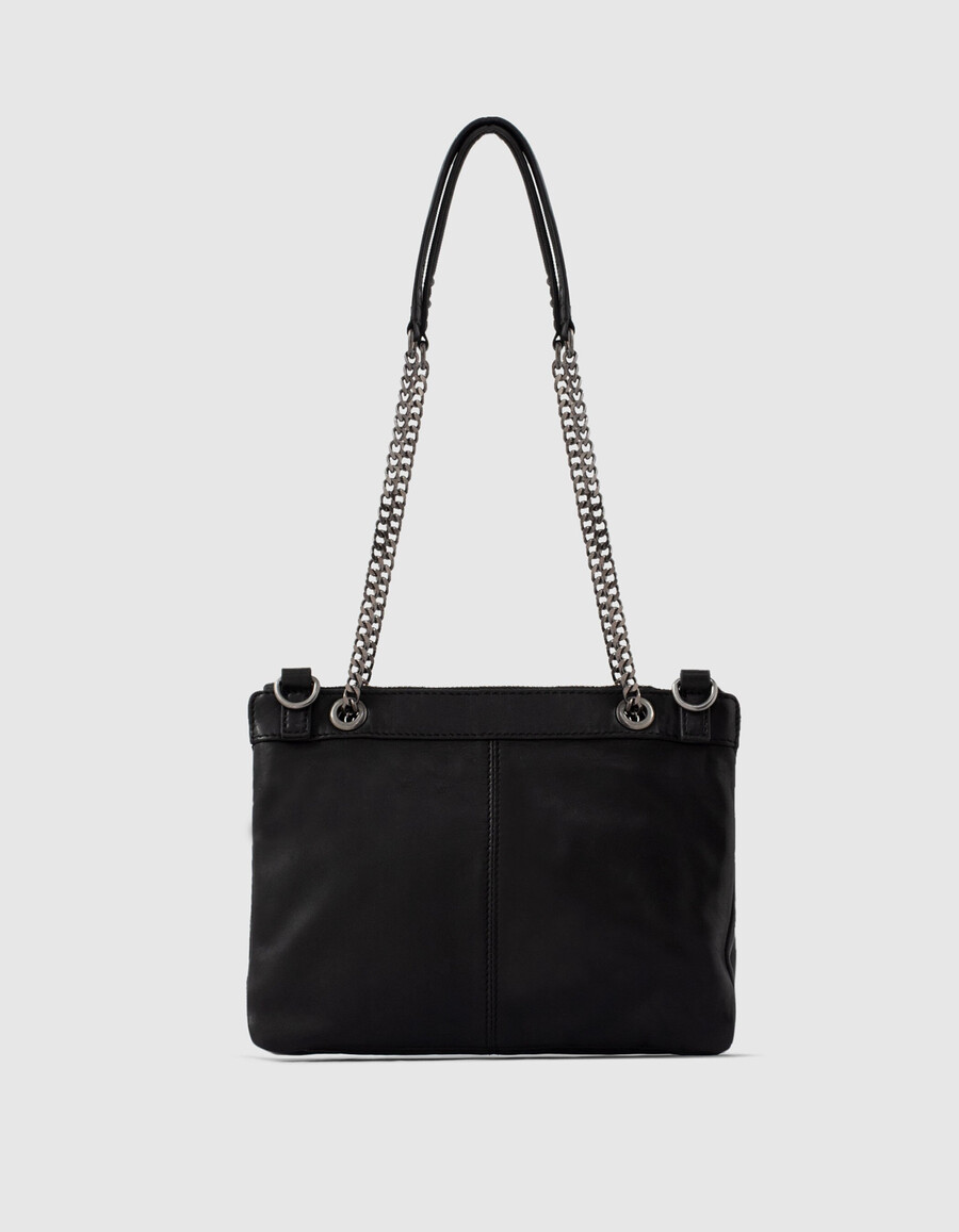 bolso de mano de piel acolchada 1440 para mujer