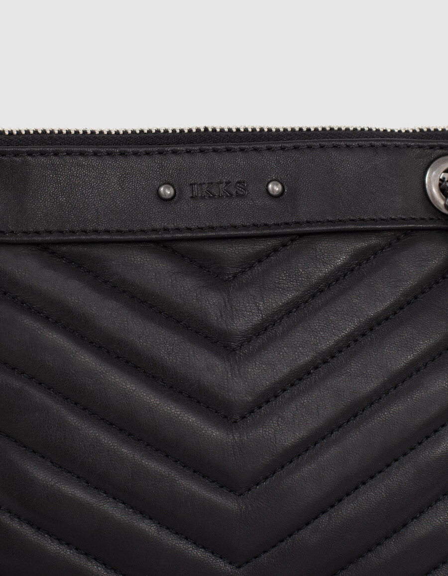 bolso de mano de piel acolchada 1440 para mujer