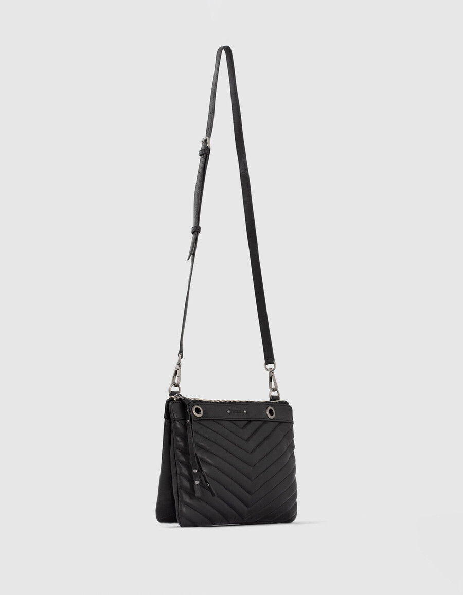 bolso de mano de piel acolchada 1440 para mujer