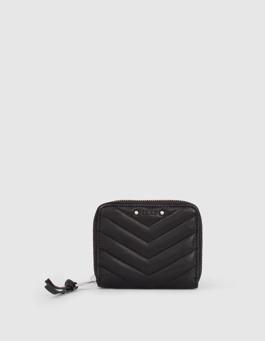 cartera mini de piel acolchada 1440 compagnon para mujer