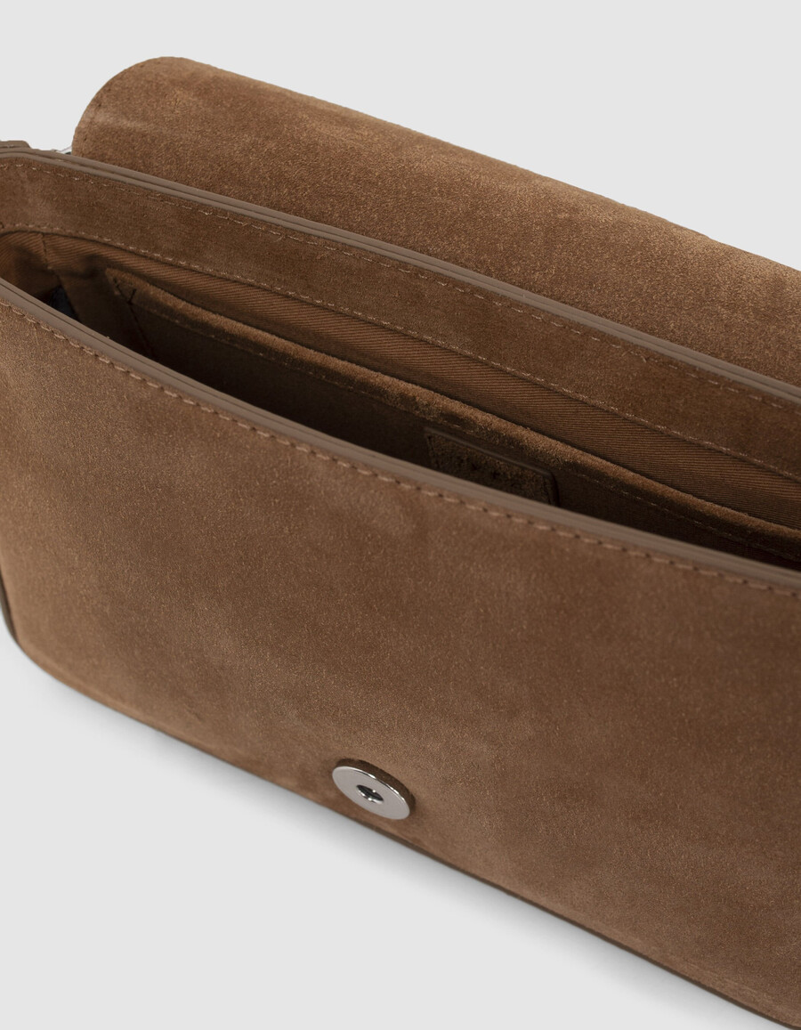 el bolso the 111 staten island camel leather velour women