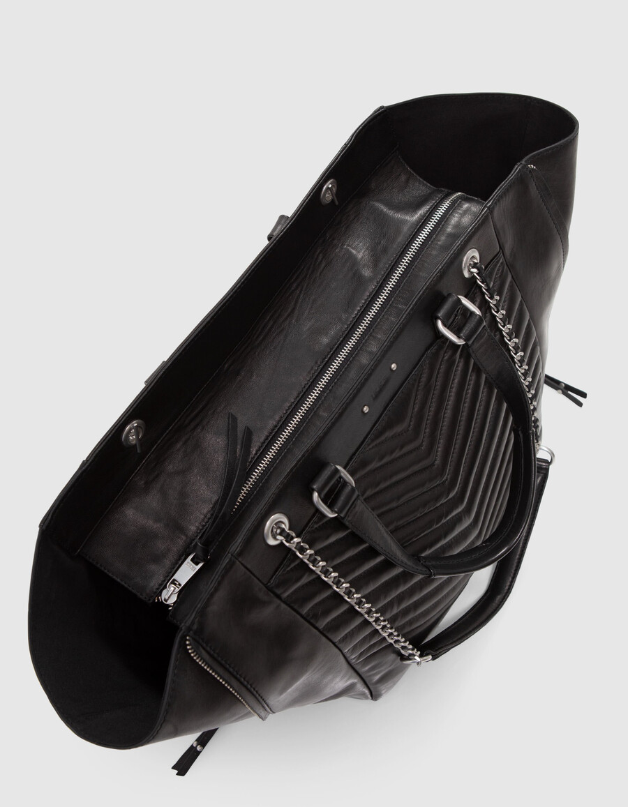 bolso 1440 piel negra talla l mujer