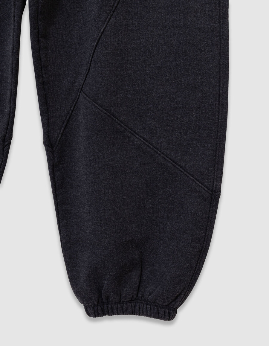joggers grises para niño con aberturas