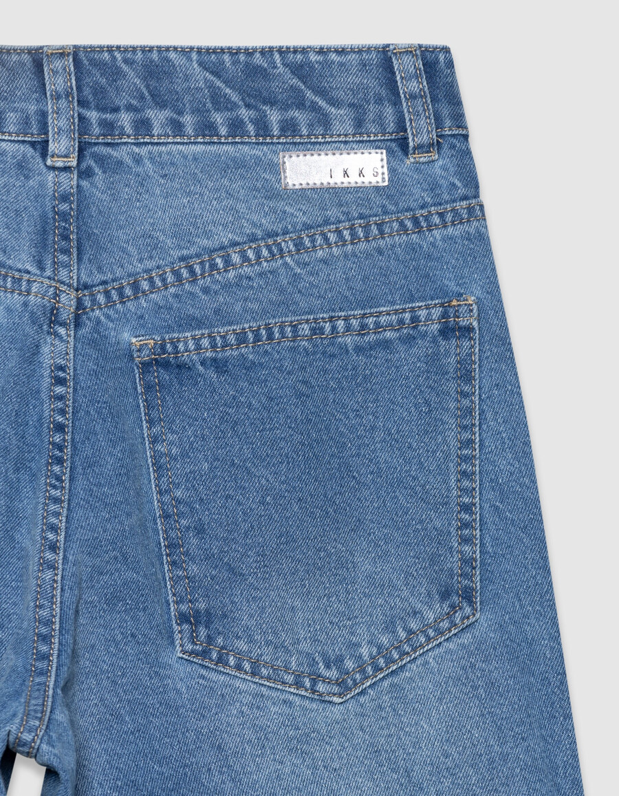 vaqueros gaucho azules para niña