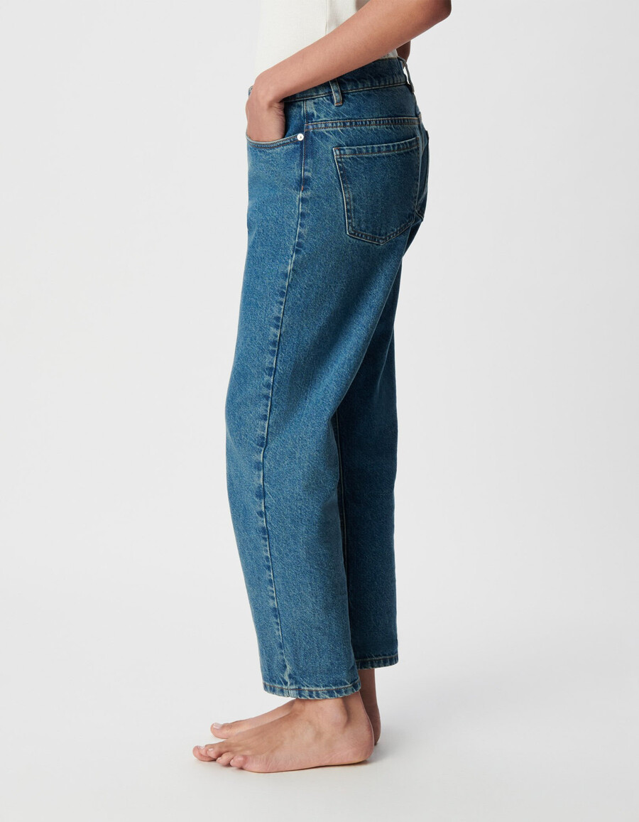 vaqueros boyfriend azules recortados charlotte women