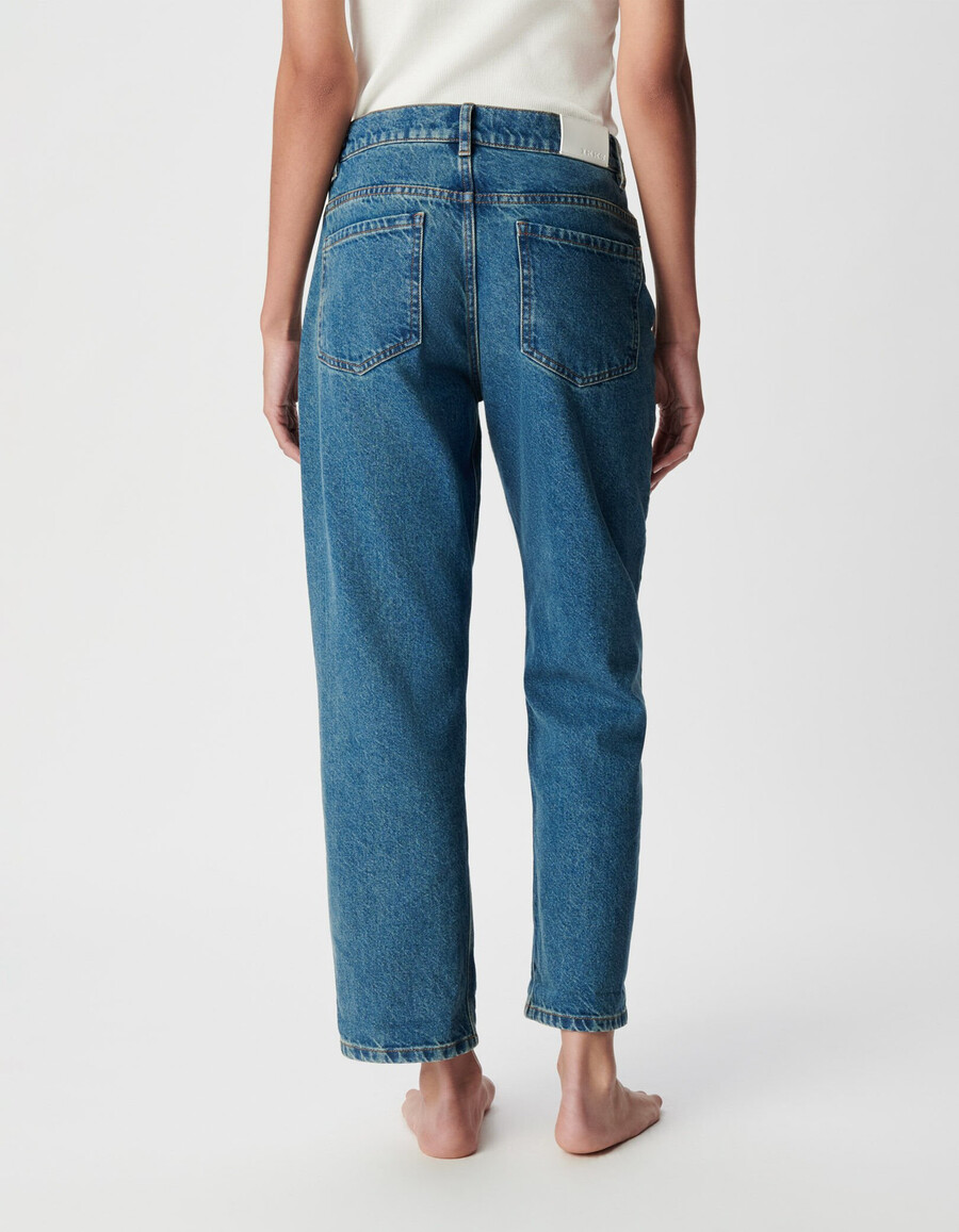 vaqueros boyfriend azules recortados charlotte women