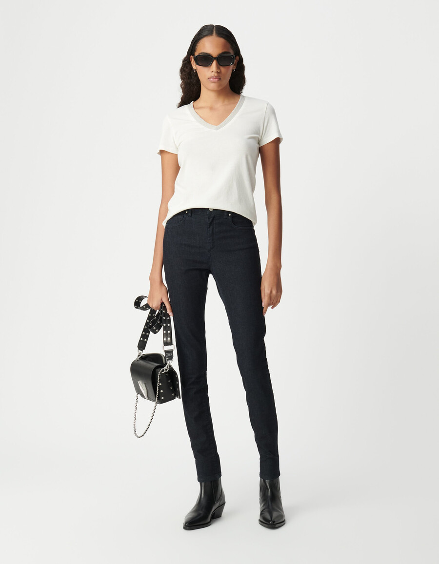 vaqueros slim raw powerstretch sculpt up para mujer