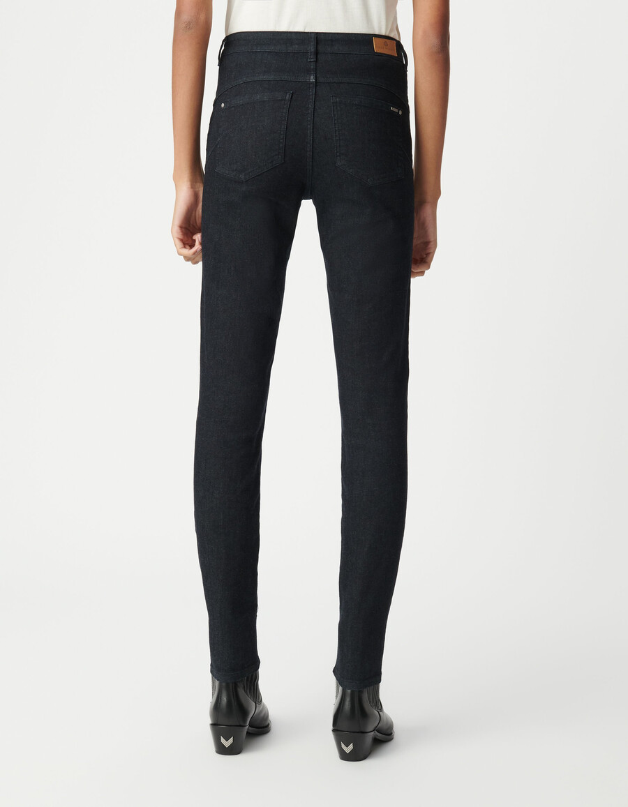 vaqueros slim raw powerstretch sculpt up para mujer